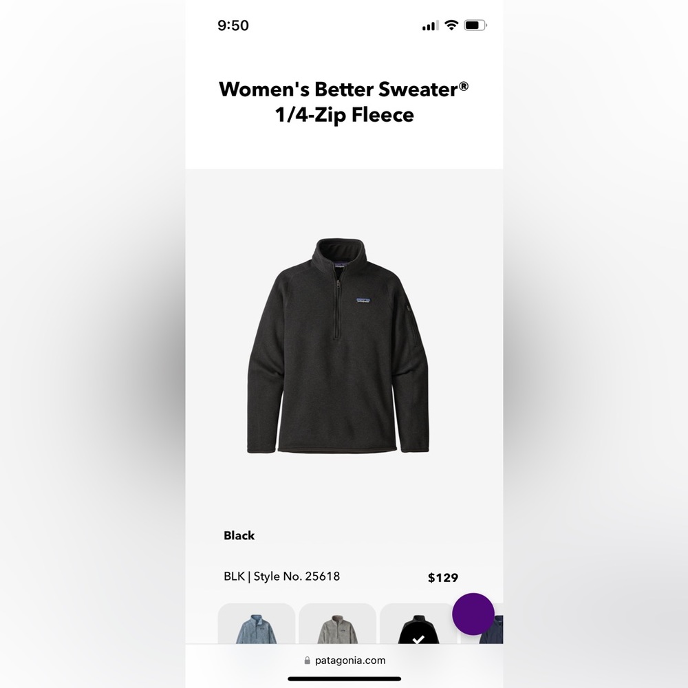 Women’s medium Patagonia better sweater. Great condition.